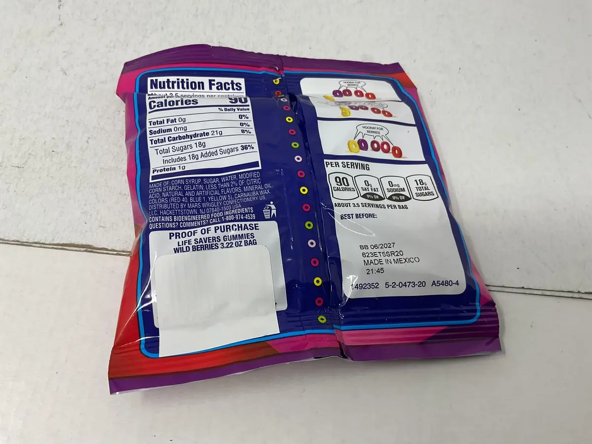 Life Savers-Gummies Candies Wild Berry 3.6oz | Chewy, Vegetarian Gummy Candy with Multicolor Flavors - view 6