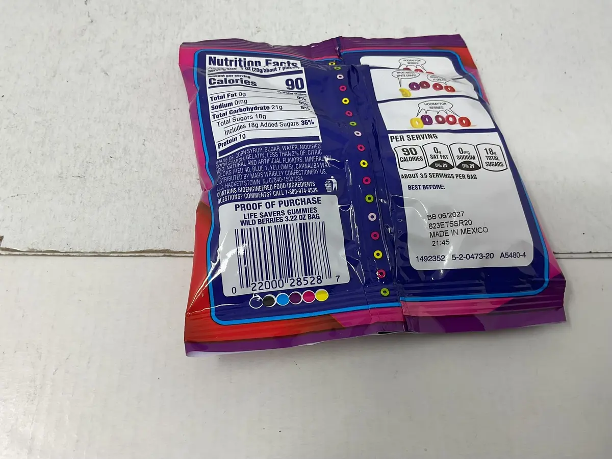 Life Savers-Gummies Candies Wild Berry 3.6oz | Chewy, Vegetarian Gummy Candy with Multicolor Flavors - view 3