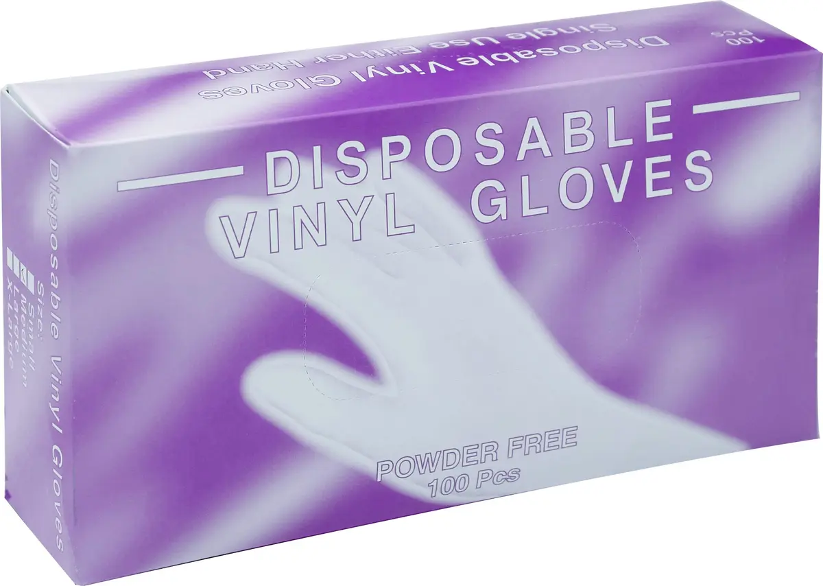 Generic Powder Free Vinyl Gloves Small | Latex-Free Disposable Hand Protection - view 2
