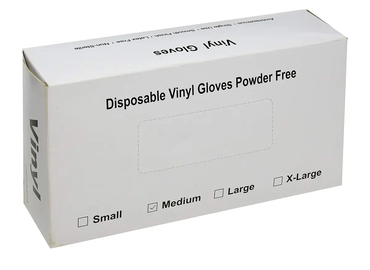 Generic Powder Free Vinyl Gloves Small | Latex-Free Disposable Hand Protection - view 4