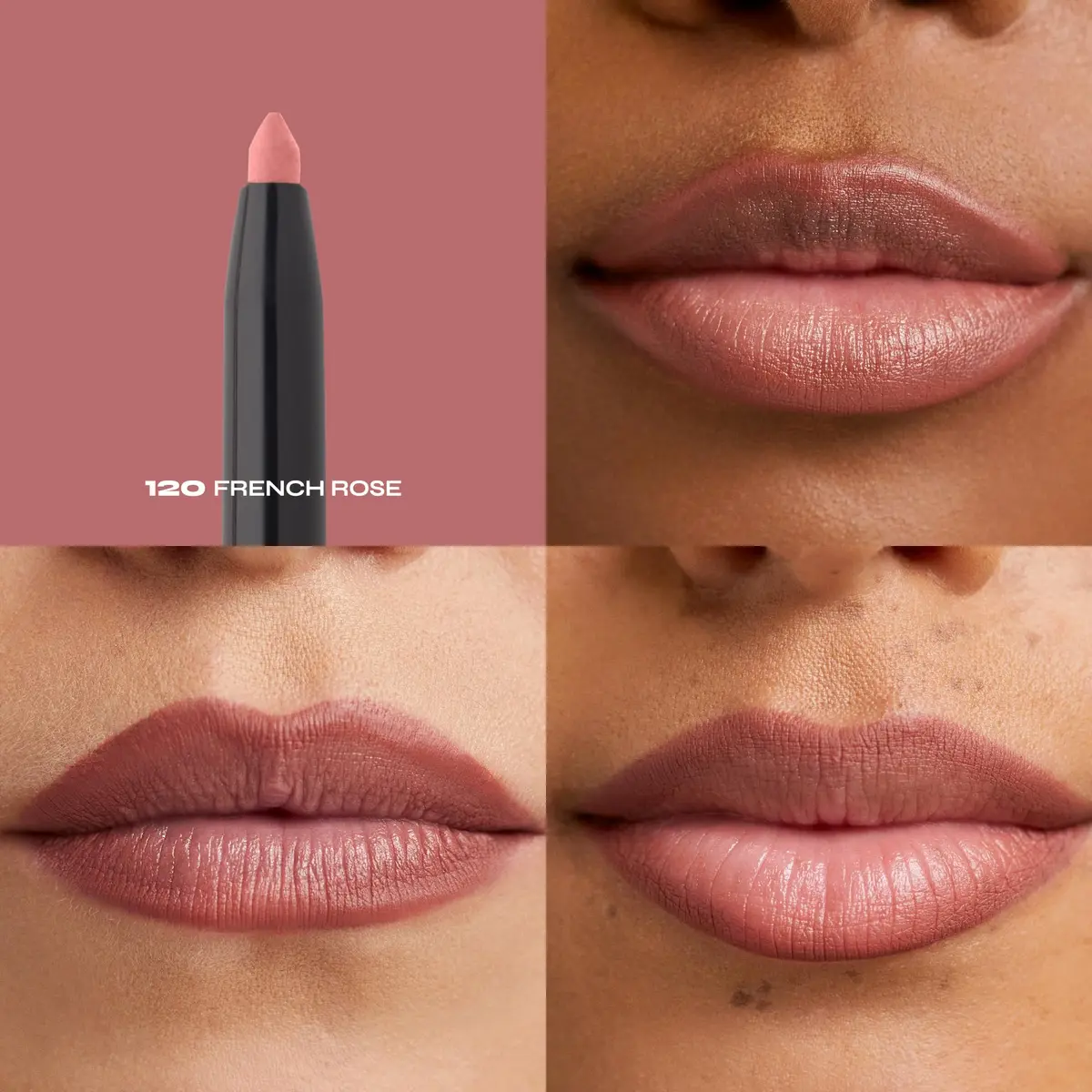 Milani Understatement Lip Liner Pencil - Retractable - French Rose | High Pigment, All-Day Wear, Cruelty-Free - view 2