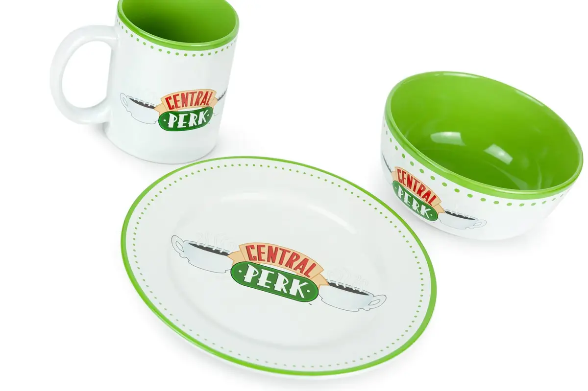 Ukonic Friends Central Perk Dinnerware Set | Official Ceramic Collection | 3-Piece - view 2
