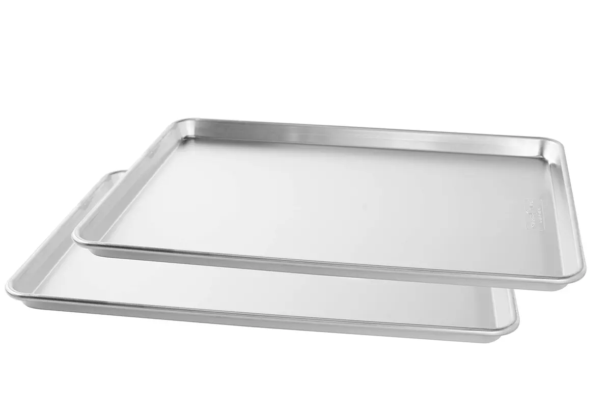 Nordic Ware Naturals Extra Large Baking Set 21 x 15 inch | USA Made Aluminum Commercial Quality Pan for Baking or Roasting - main product image