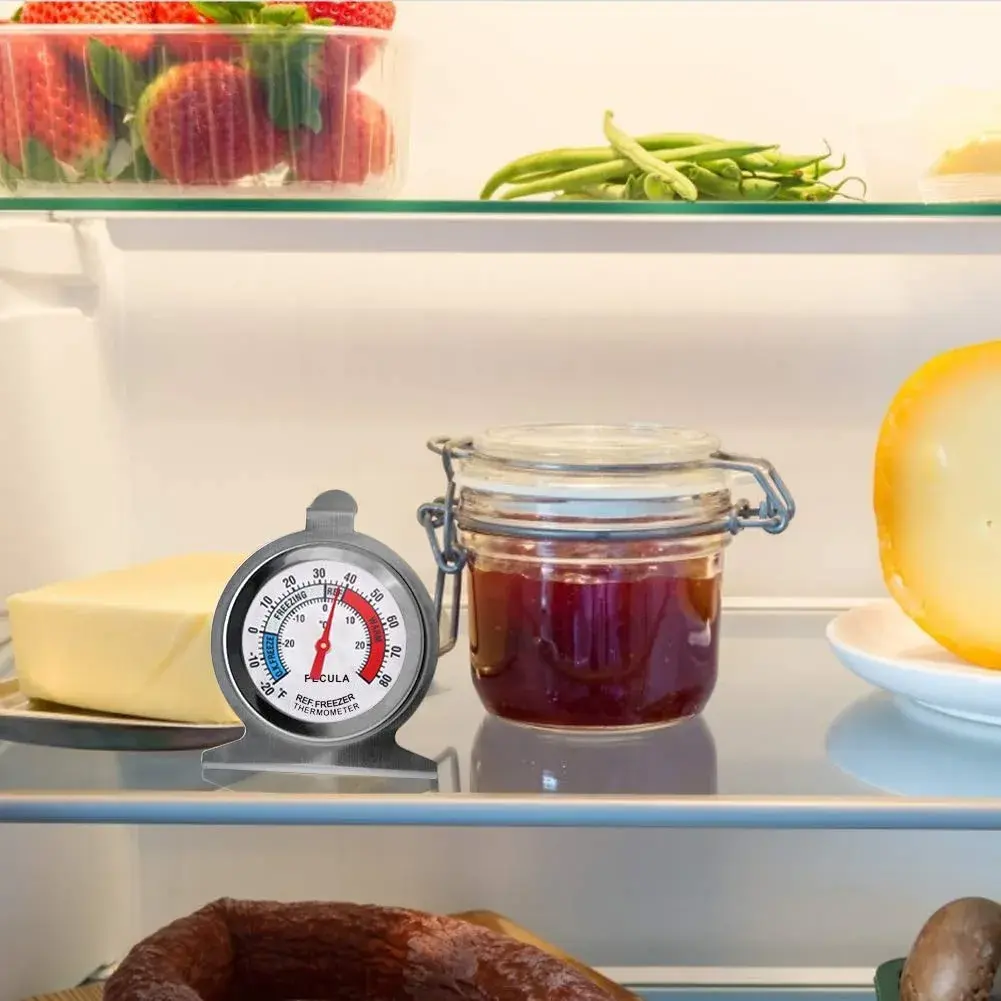 PECULA 2 Pack Refrigerator Thermometer | Classic Dial for Fridge & Freezer, -30-30°C (-20-80°F) - view 6