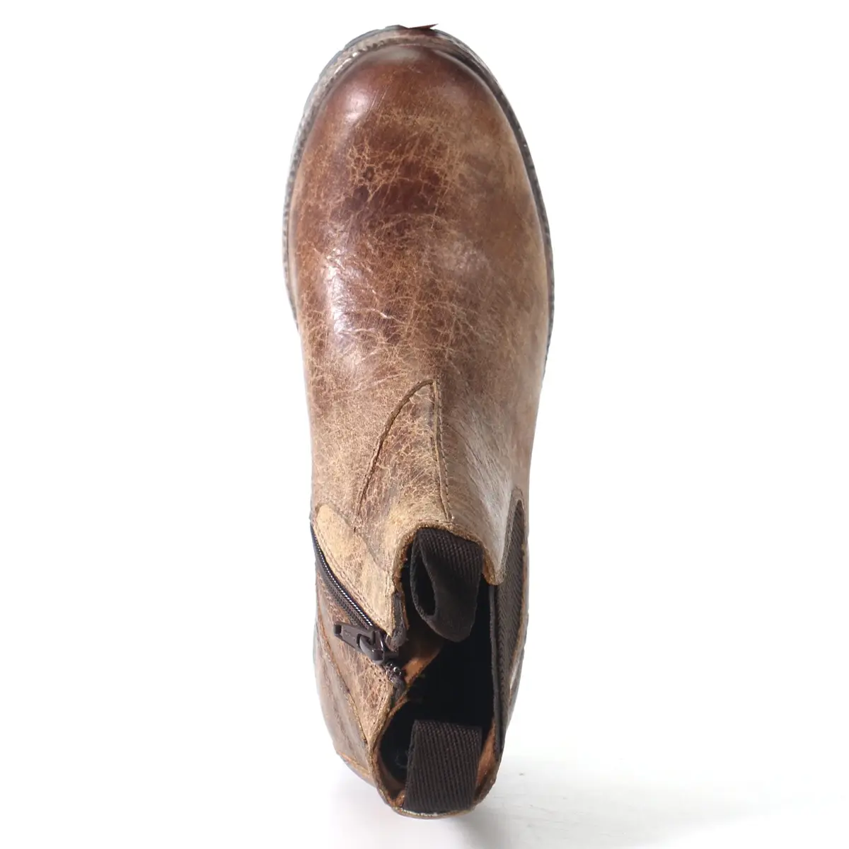 Diba True Say So Casual Boots Brown 7.5M | Vintage Leather, Low Heel, Ankle-Length - view 8