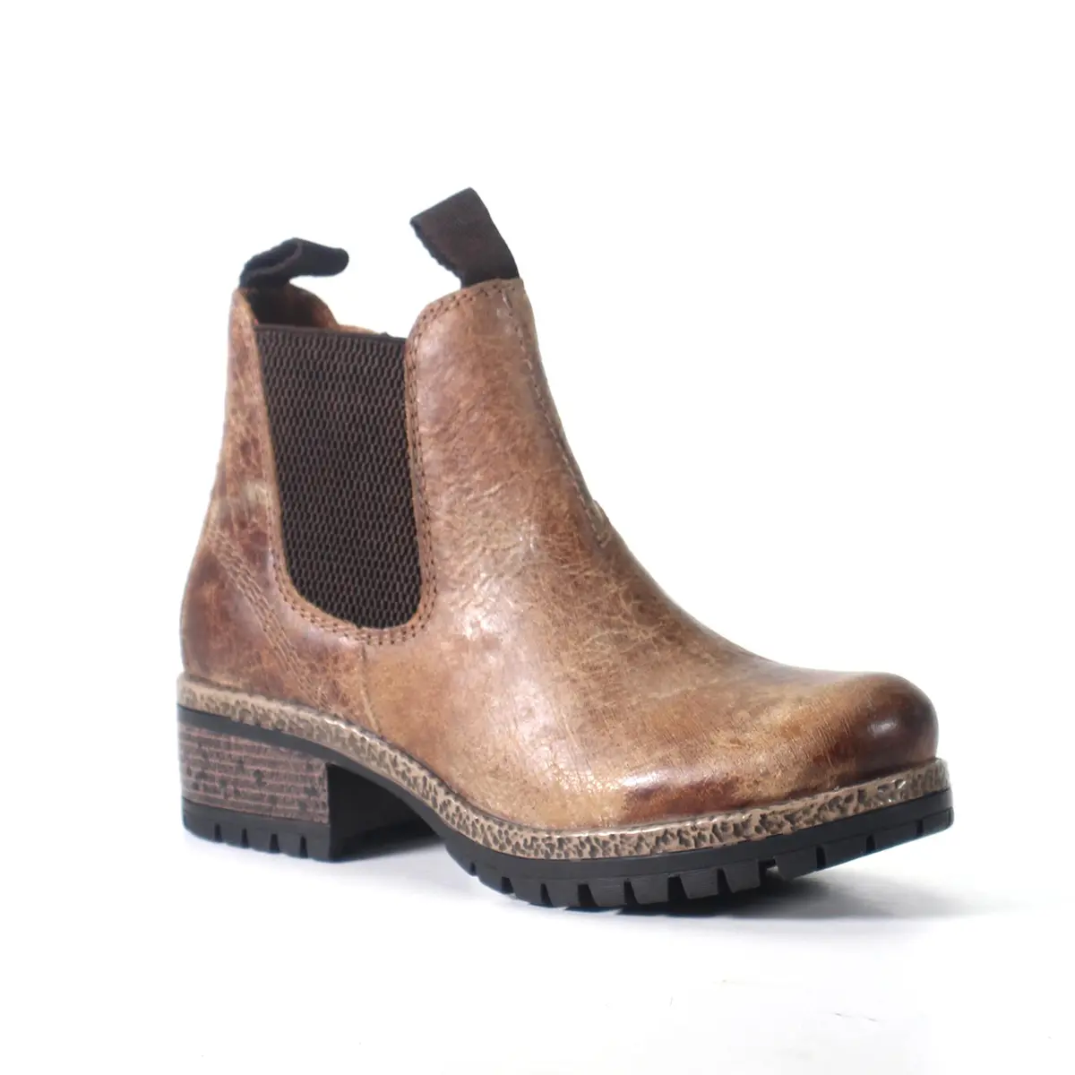 Diba True Say So Round Toe Zippered Casual Boots Ankle Low Heel 1-2" - Brown - Size 6 M - view 7
