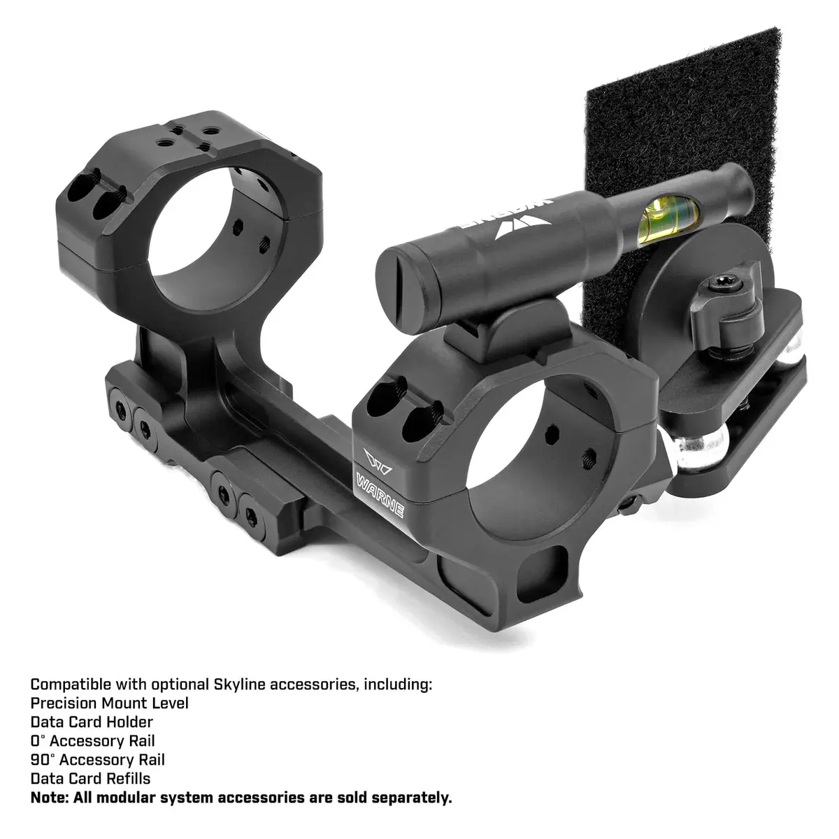 WARNE 7825-20MOA 34mm MSR Precision Cantilever Mount | Aluminum, Matte Black, Fits 34mm Scope - view 4