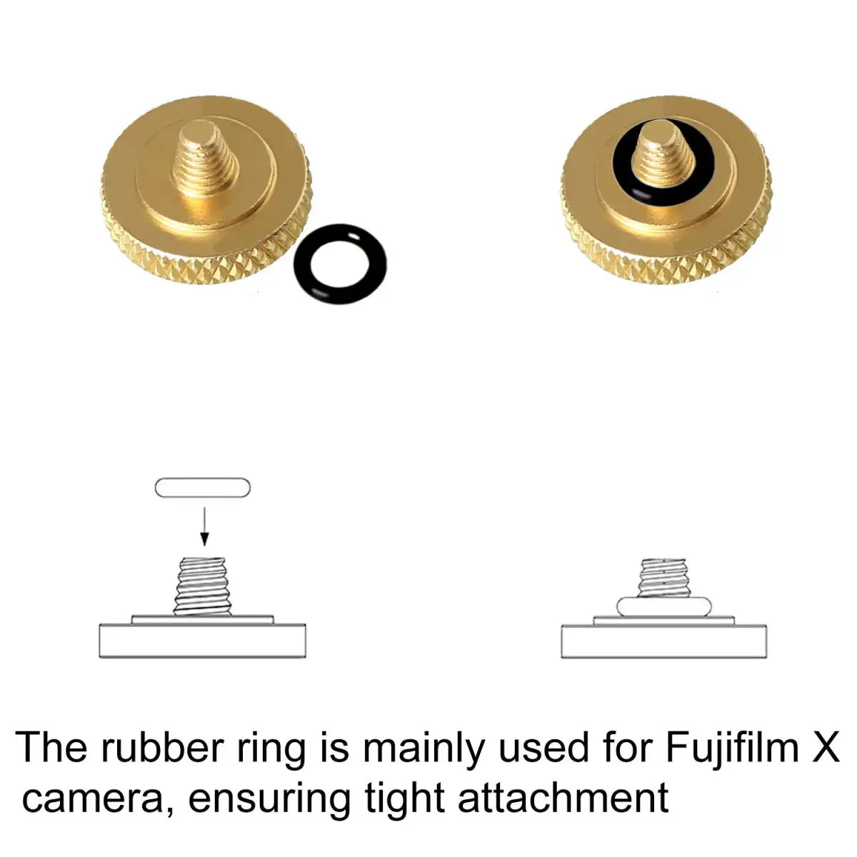 Panzong Pure Copper Concave Shutter Release Button (3 Pack, 11mm) | Enhances Camera Feel & Style - view 6