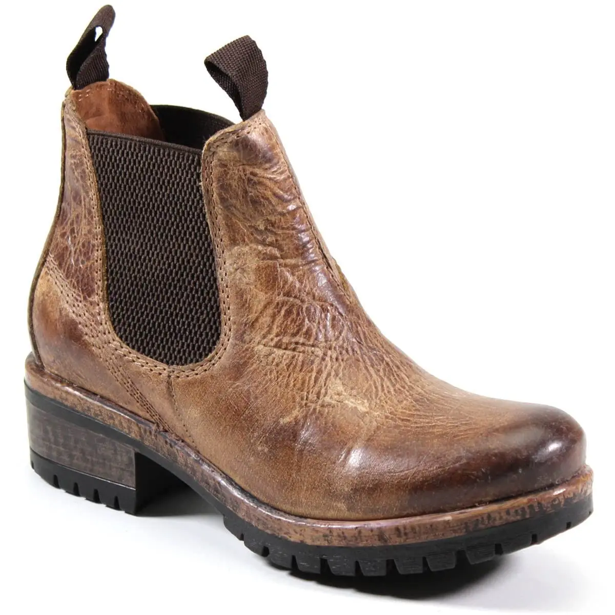 Diba True Say So Women's Chelsea Bootie 10 US | Vintage Leather, Pull-Tab, Charcoal - view 4