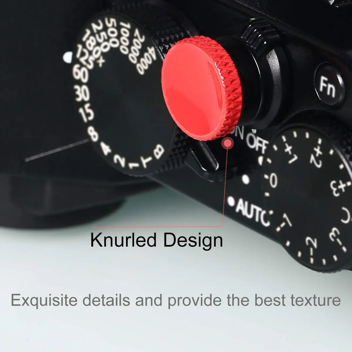 Panzong Soft Shutter Release Button (3 Pack) | Metal Concave Design for Enhanced Comfort - view 3