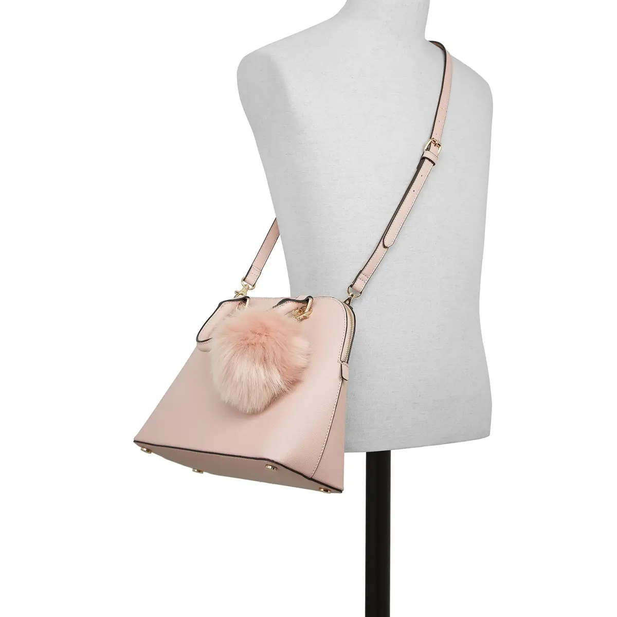ALDO Galilini Dome Bag Light Pink Medium | Stylish Handbag for Women - view 7