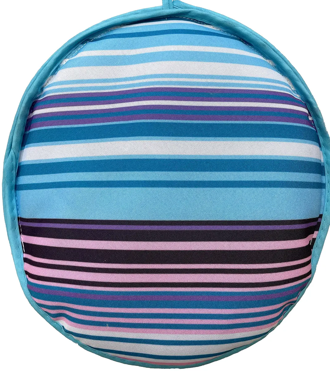 R&M Tortilla Warmer 10" | Keeps Tortillas Warm for 1 Hour in Microwave (10-Inch, Blue Stripes) - main product image