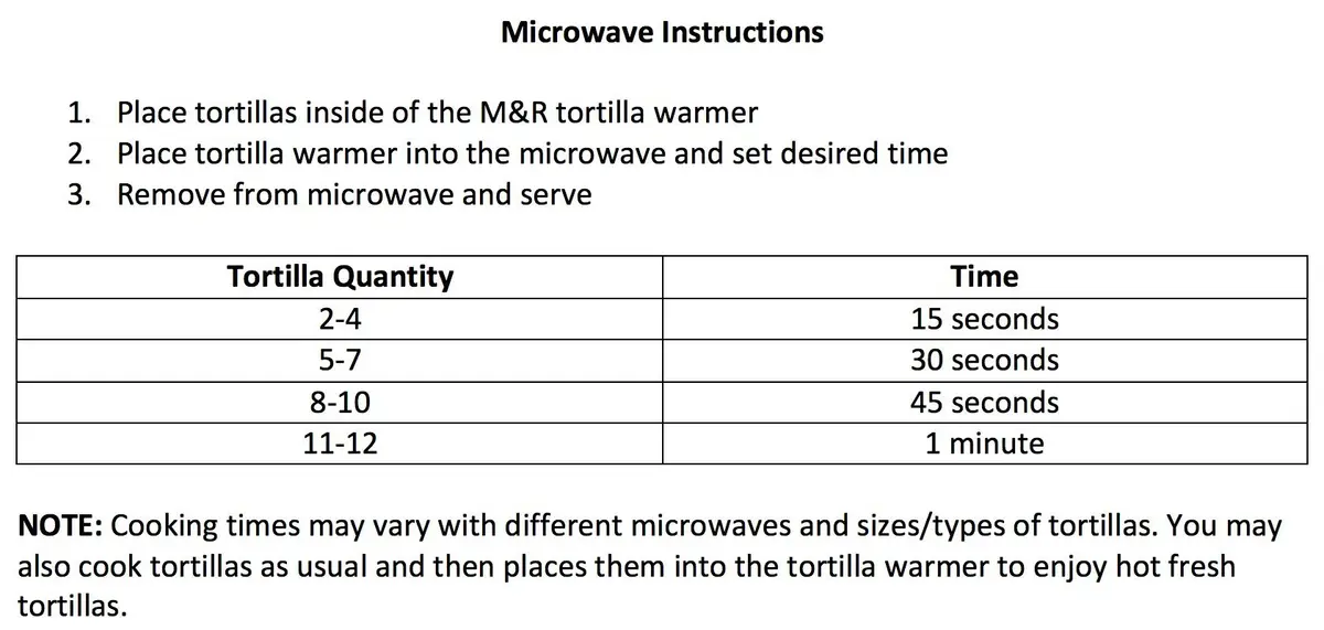R&M Tortilla Warmer 10" | Keeps Tortillas Warm for 1 Hour in Microwave (10-Inch, Blue Stripes) - view 4