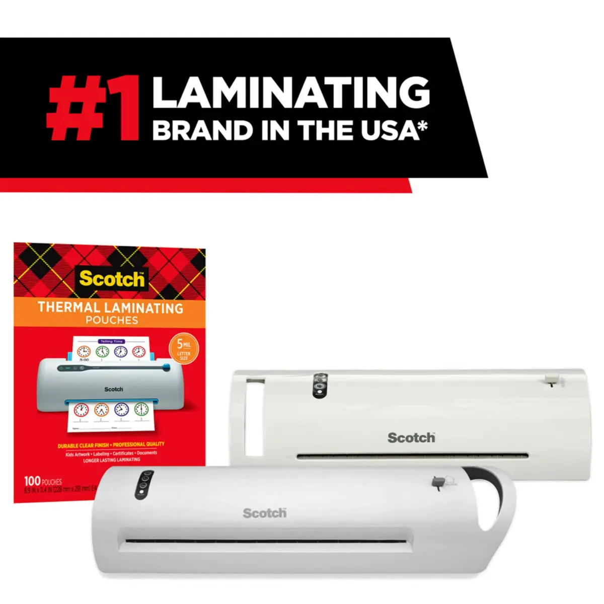 Scotch Thermal Laminating Pouches, Clear, 150-Pack | Letter Size (8.9" x 11.4") - view 6