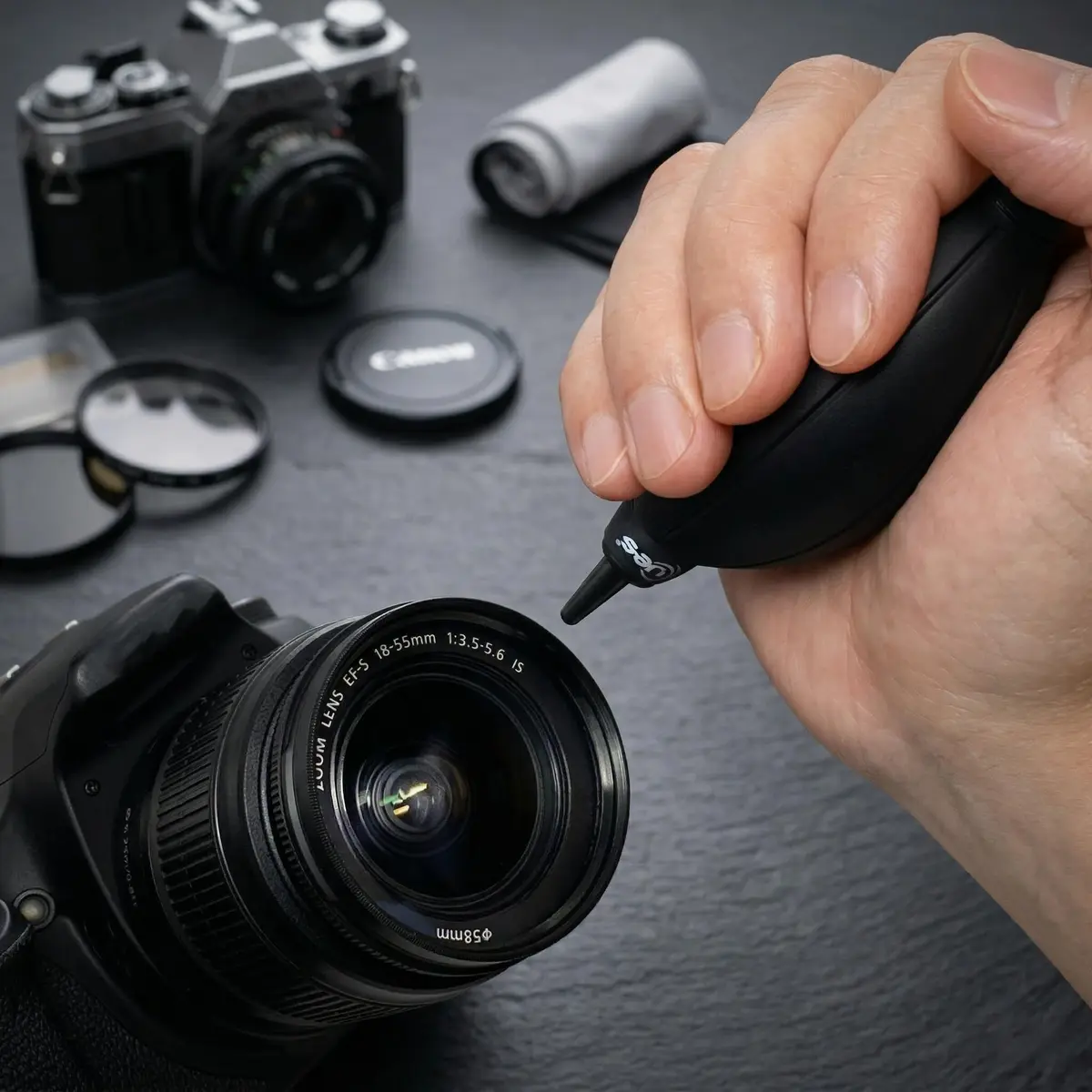 UES 21-in-1 APS-C Camera Cleaning Kit with Hard Travel Case | Professional Lens & Sensor Care - view 8