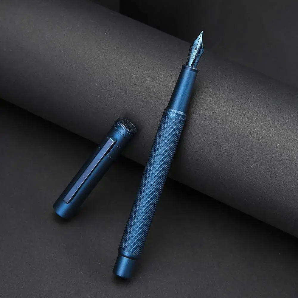 Asvine Dark Blue Forest Fountain Pen Extra Fine Nib 0.38mm (0.015 in) | Smooth Ink Flow for Writing - view 7
