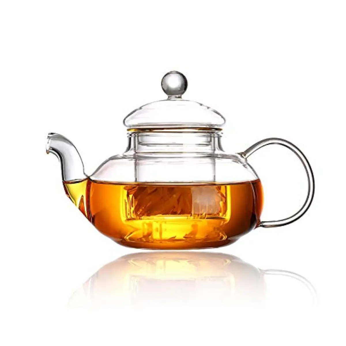 Cosy-Yc Borosilicate Glass Teapot with Infuser, 800ml (27oz) | Stovetop Safe Glass Tea Pot - main product image
