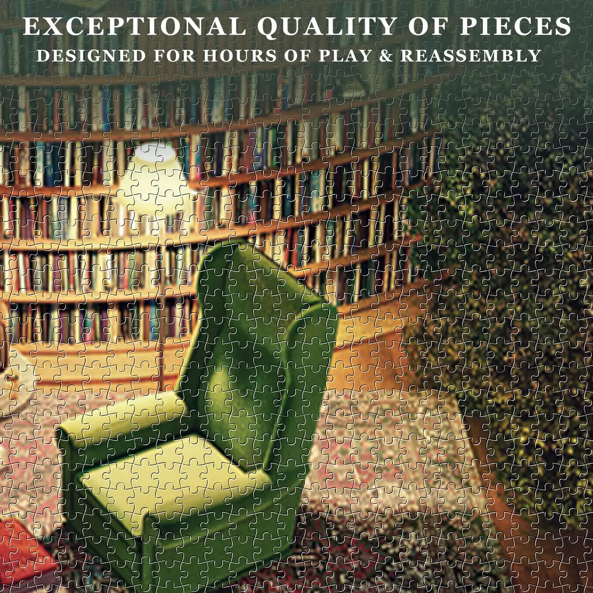 RECHIATO Jigsaw Puzzles for Adults 1000 Pieces | Challenging & Fun Family Game - view 3