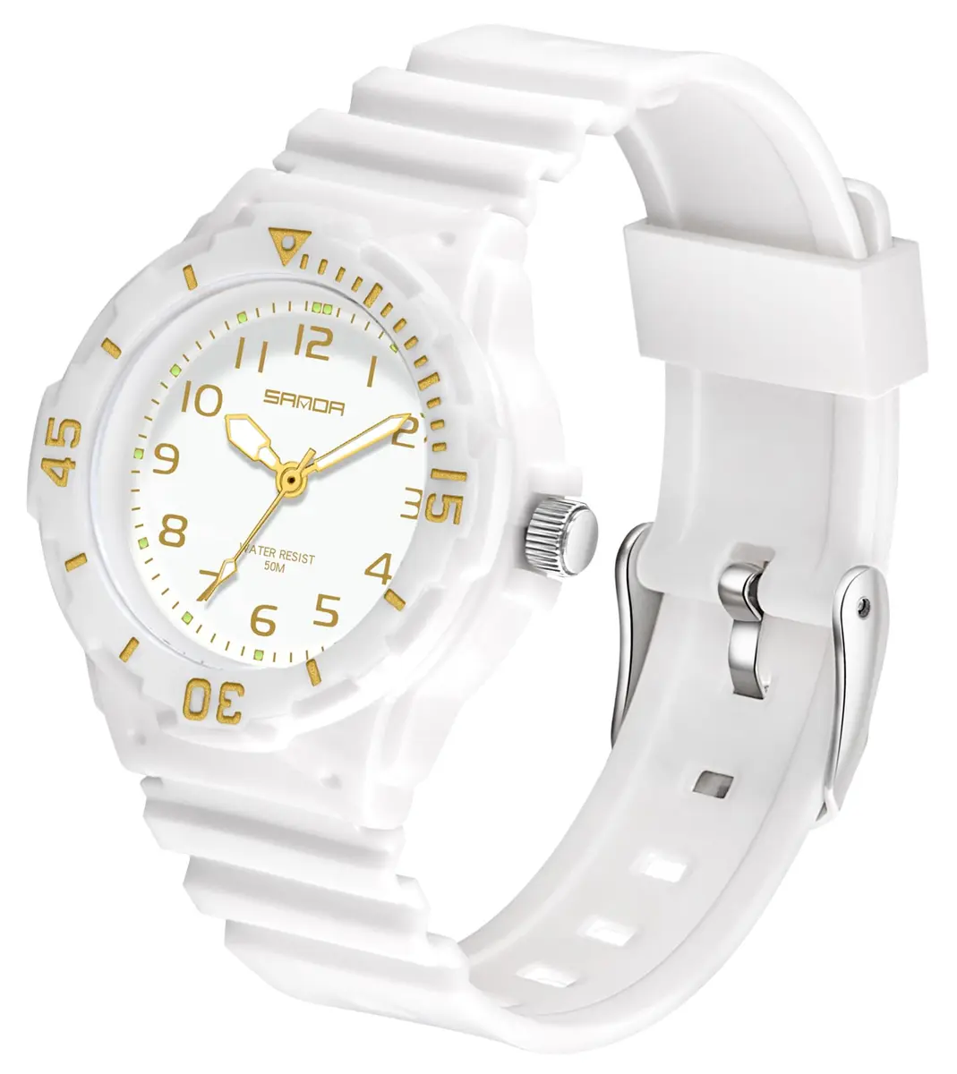 CNBRO Women's Watch Waterproof Nurse Sport Minimalist 32.6mm Resin Case | 50M Water-Resistant - main product image