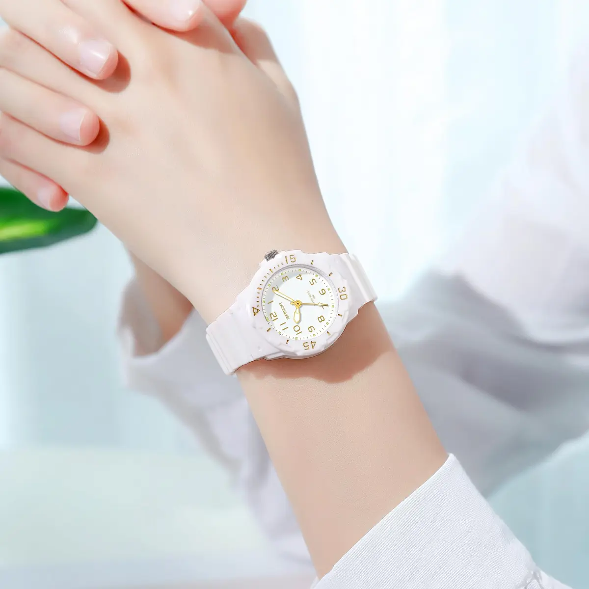 CNBRO Women's Watch Waterproof Nurse Sport Minimalist 32.6mm Resin Case | 50M Water-Resistant - view 2