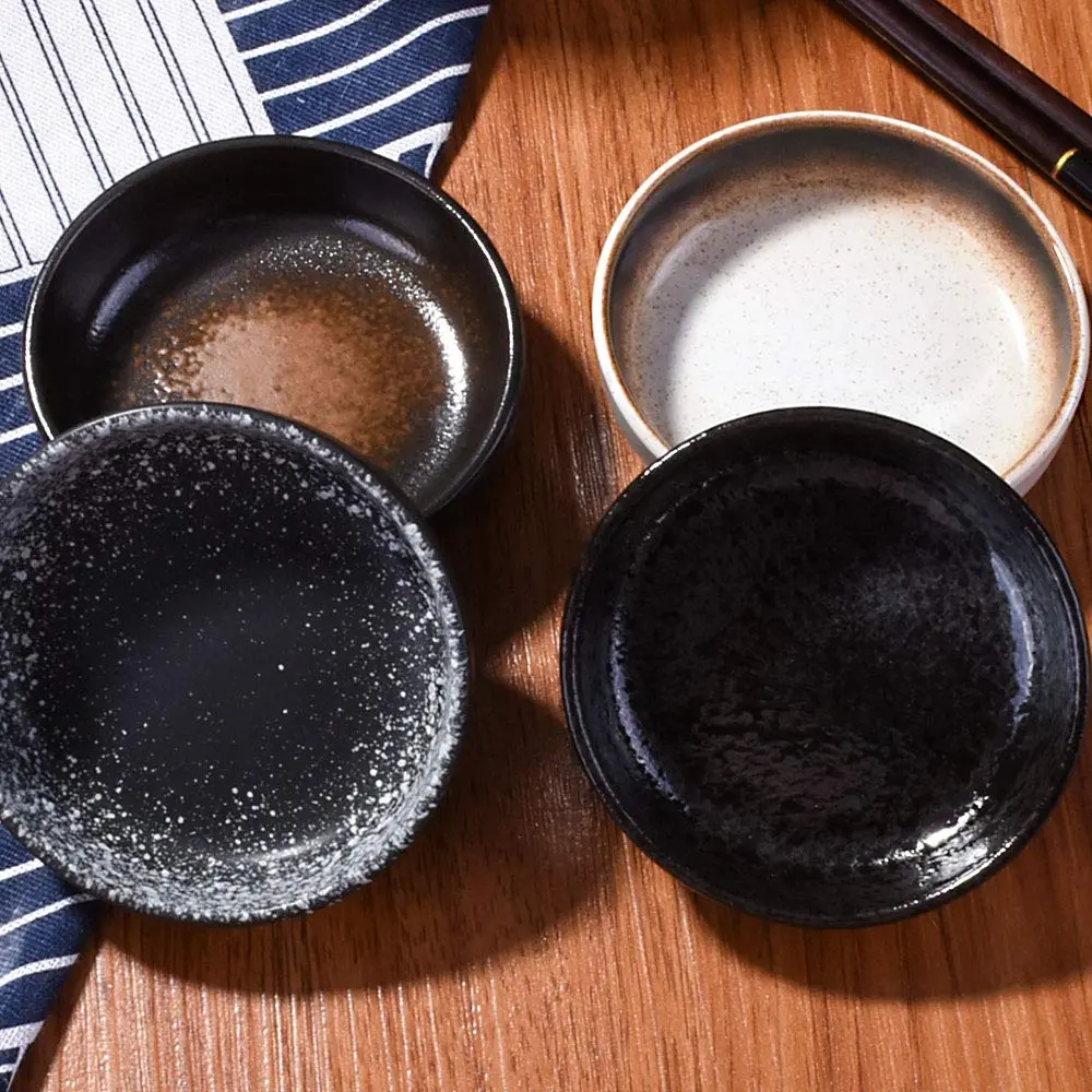 Cerficer Ceramic Sauce Dish Set of 4 | 3.5 Inch Reactive Glaze Small Dipping Bowls - view 4