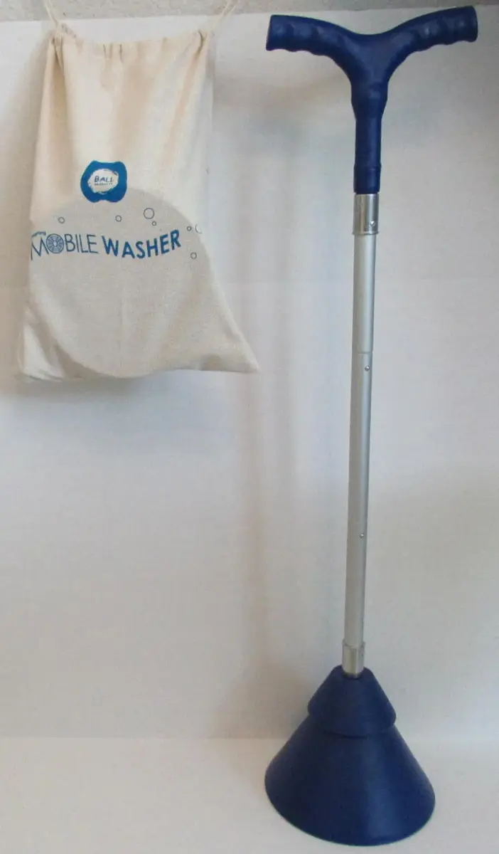 Breathing Mobile Washer Red Washer Heavy Duty Hand Powered Clothes Washing Machine (1 Count) - view 9