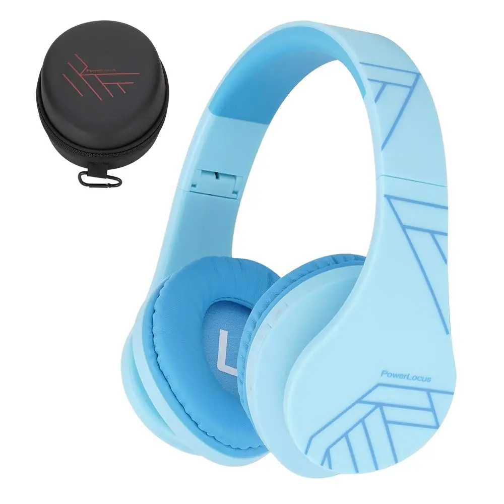 PowerLocus Kids Over-Ear Headphones Bluetooth Wireless 85DB | Safe, Foldable, 15H Play - main product image