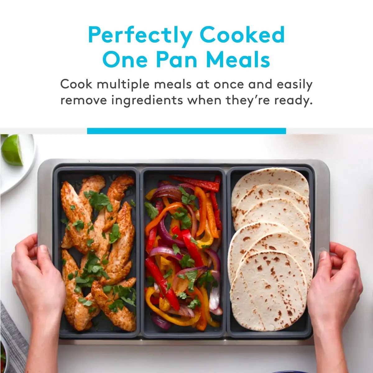 Prepd Cheat Sheets Silicone Sheet Pan Dividers (4-Pack) | Cook Multiple Dishes at Once - view 2