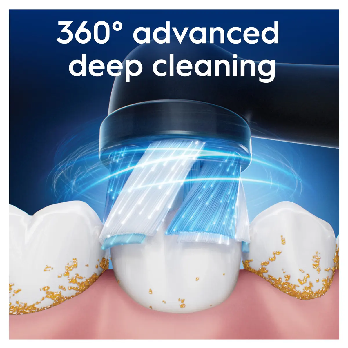 Oral-B iO Ultimate Clean Electric Toothbrush Head Replacement, Pack of 2, Black | Deeper Plaque Removal - view 3
