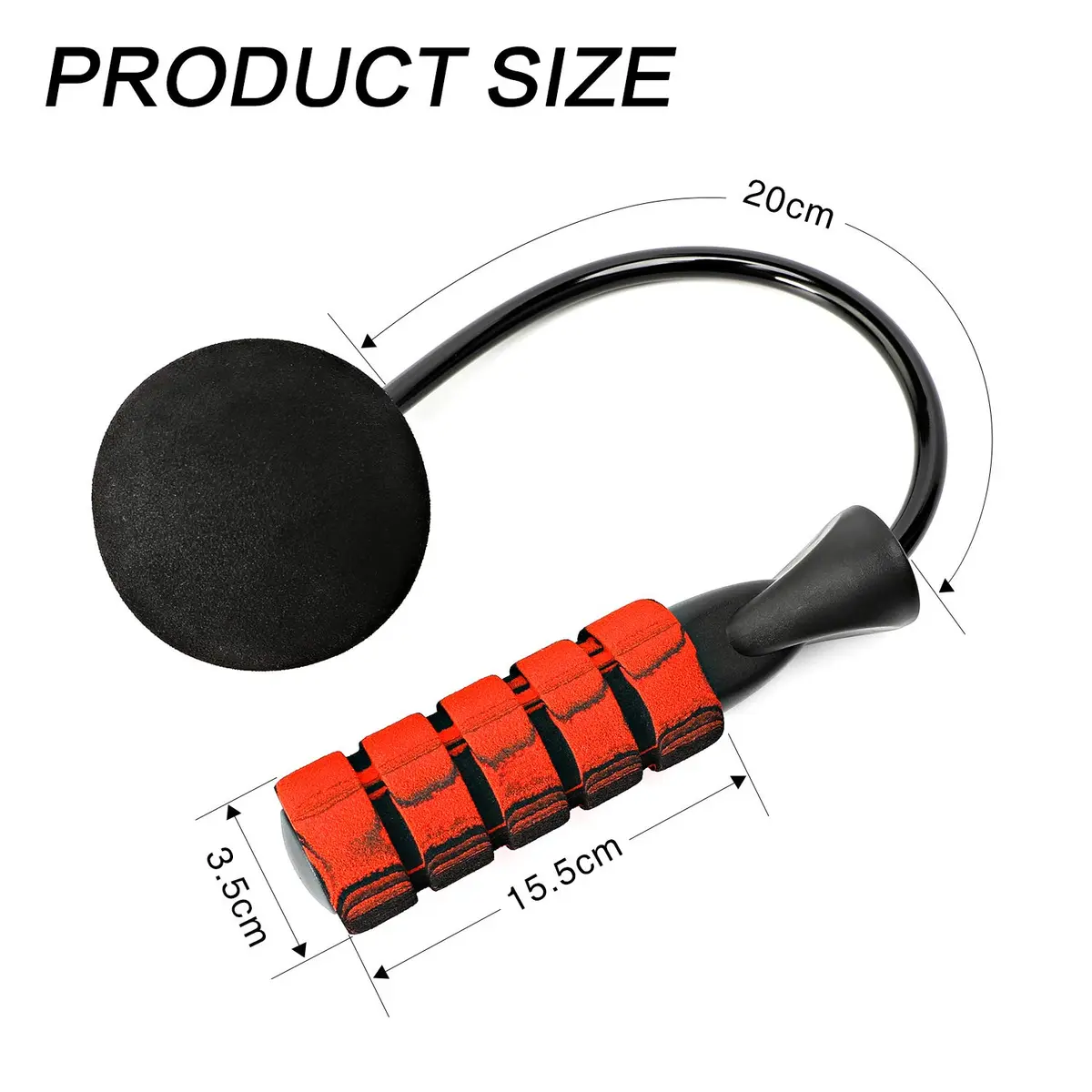 APLUGTEK Jump Rope Adjustable Weighted Cordless Fitness Rope for Men & Women | Tangle-Free, Portable - view 5