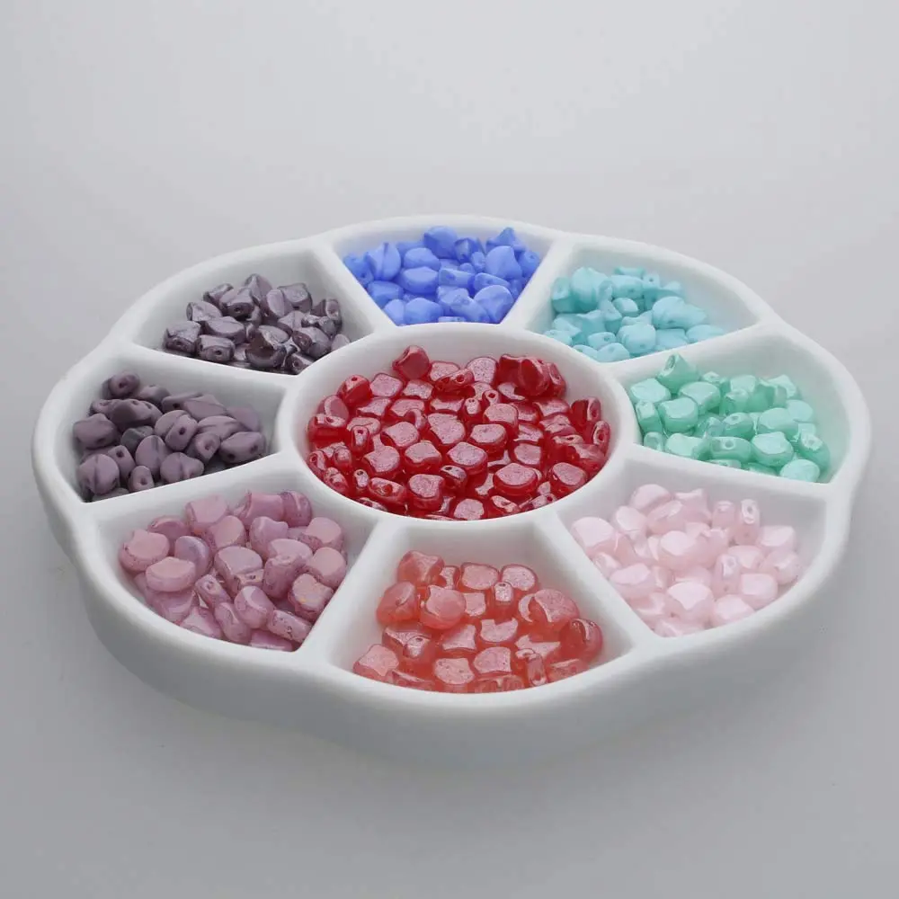 The Beadsmith Ceramic Mixing Palette, Sunflower Design, 5.5" x 5.5" x .5" | 9 Compartments for Arts & Crafts - view 4