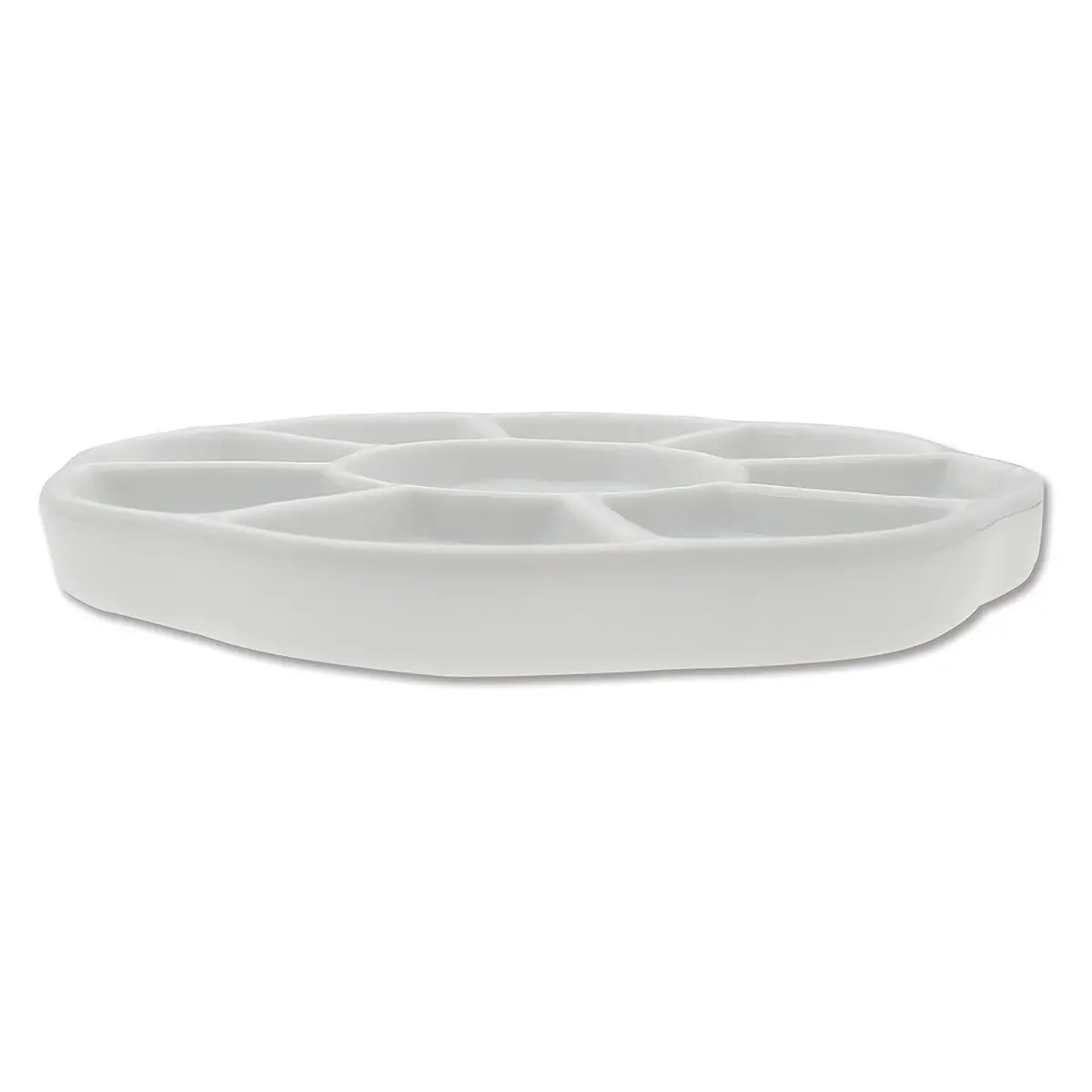 The Beadsmith Ceramic Mixing Palette, Sunflower Design, 5.5" x 5.5" x .5" | 9 Compartments for Arts & Crafts - view 3
