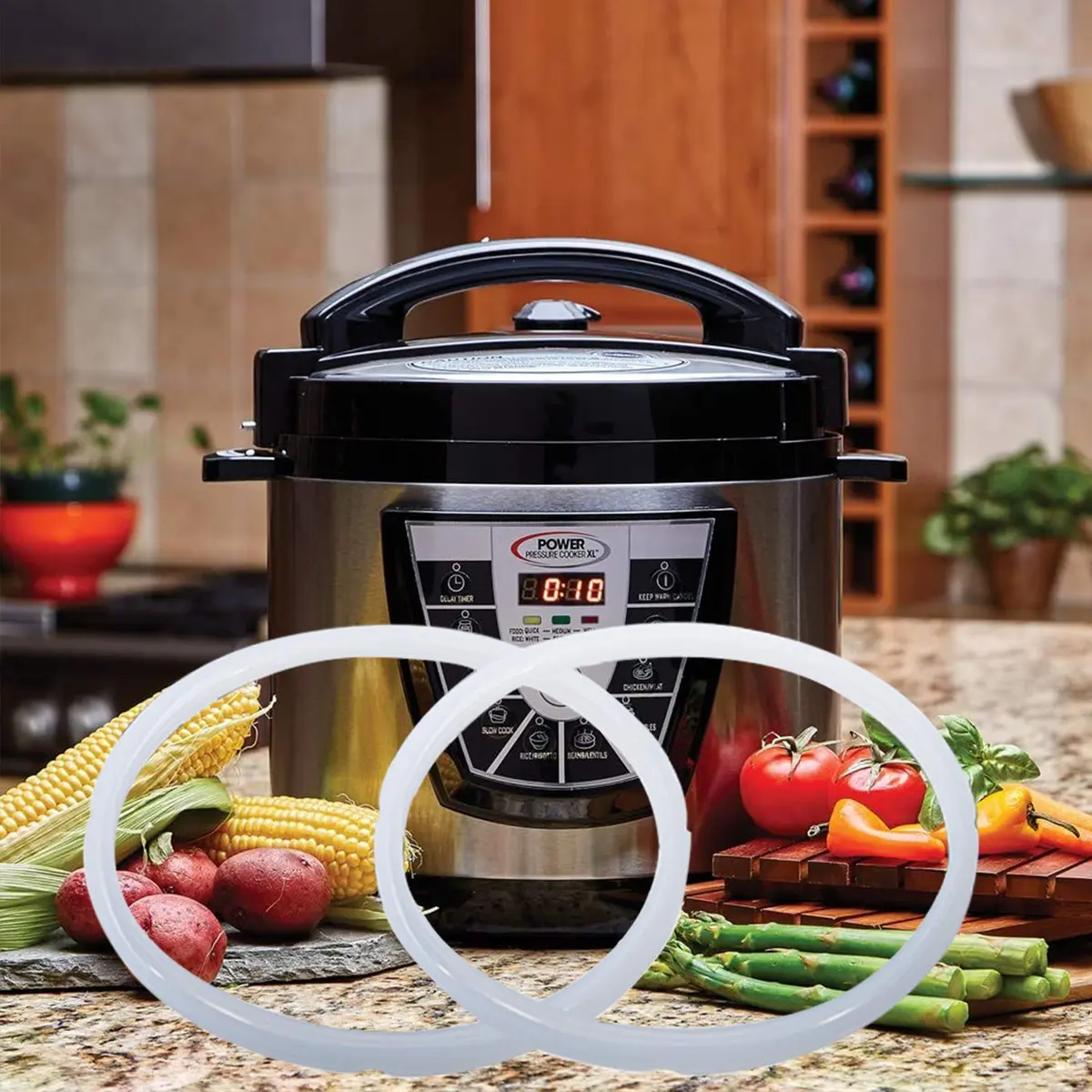 ZoneFly 8 Qt Pressure Cooker Silicone Sealing Ring | Food-Grade, Dishwasher Safe, Perfect Fit - view 3