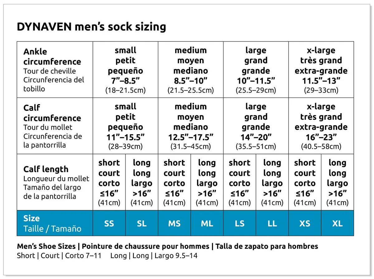 Sigvaris DYNAVEN Opaque Men's Knee-High Compression Socks 20-30mmHg Medium Short Light Beige - view 5