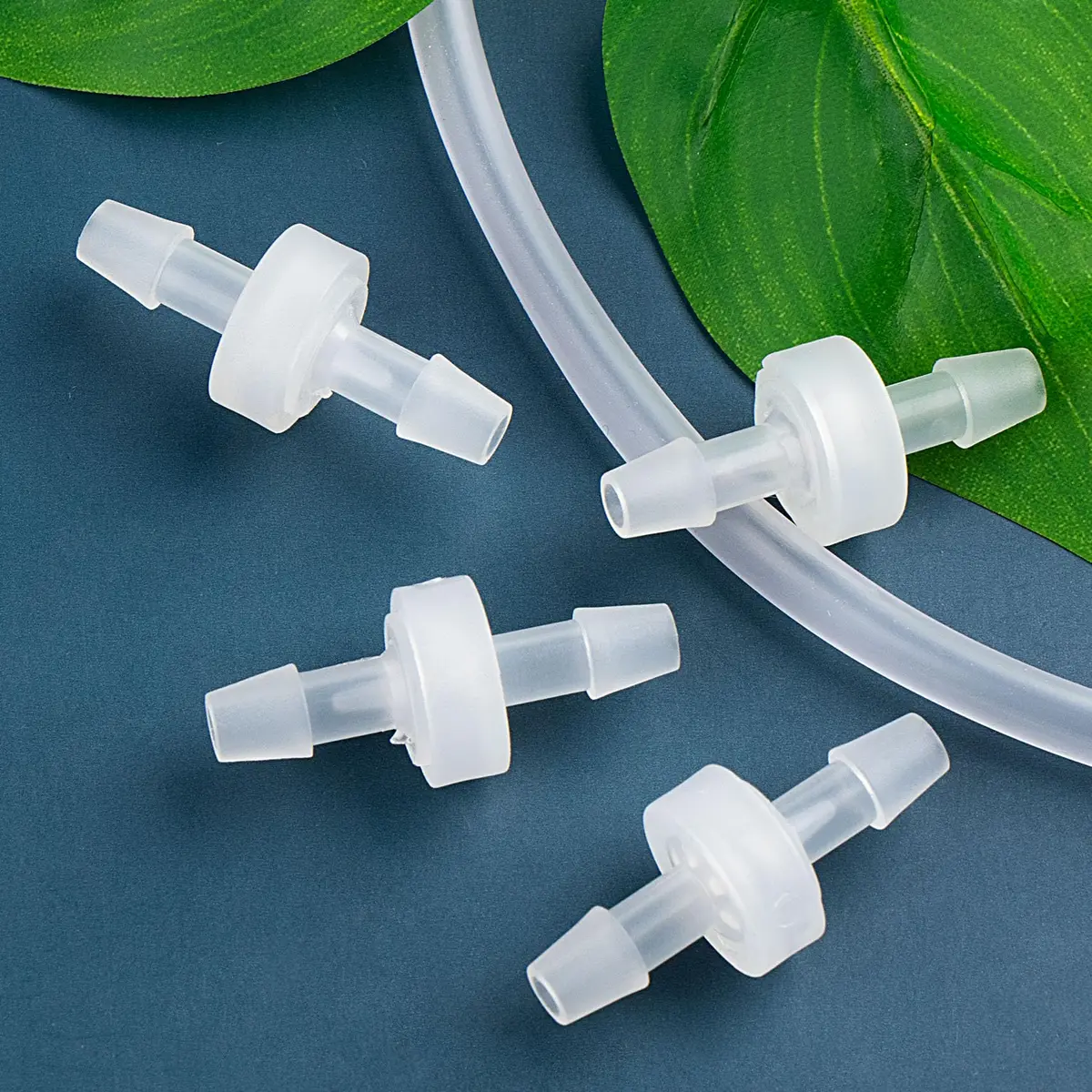 PAGOW 1/4 Inch Check Valve 4 Pack | PVDF Plastic One-Way Barb Hose for Hydraulic & Pneumatic Systems - view 7