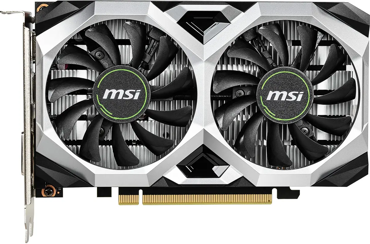 MSI GeForce GTX 1650 D6 Ventus XS OC Graphics Card 4GB GDDR6 | Small Form Factor, High Performance - view 2