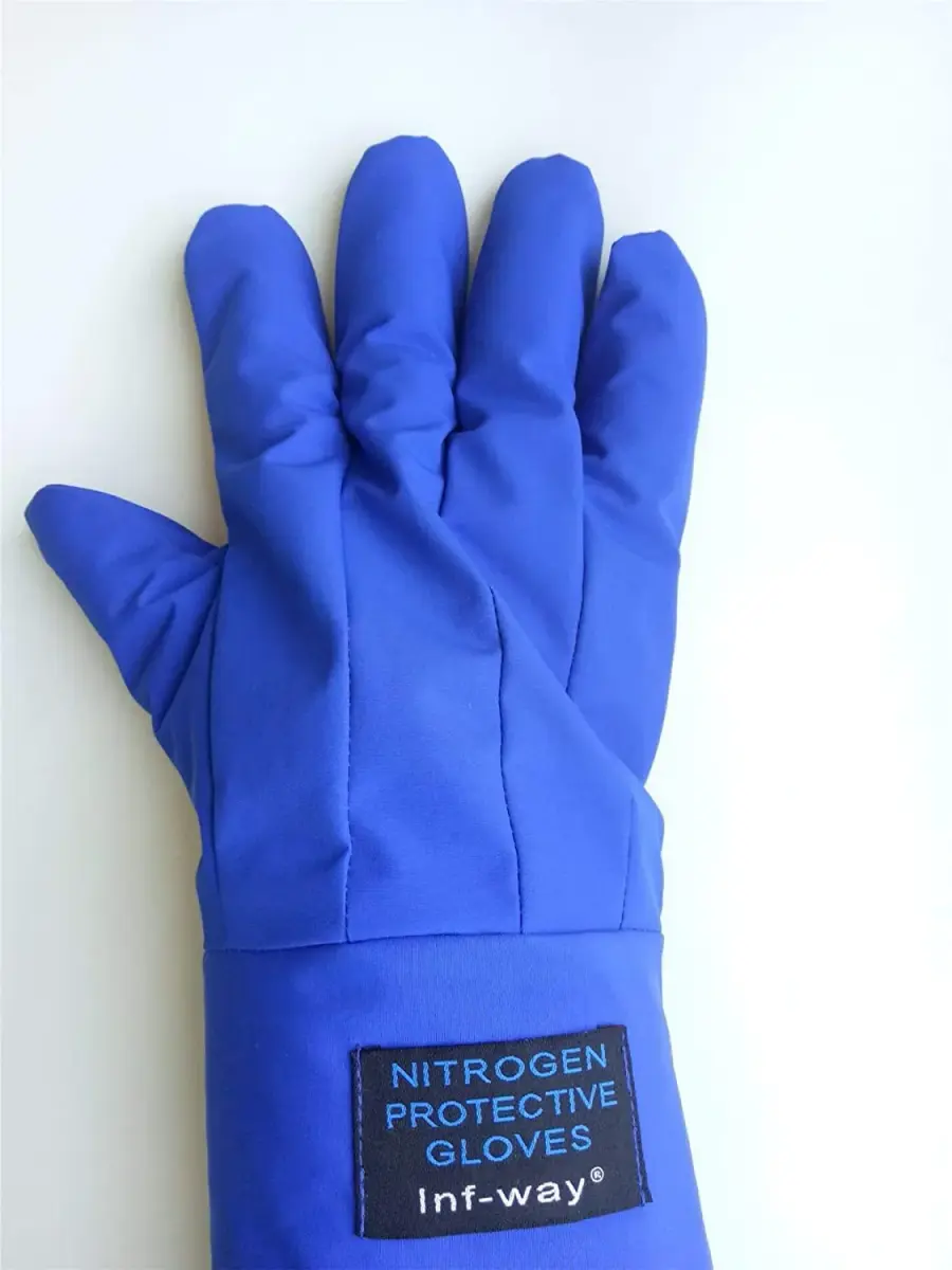 Inf-way Black Shoulder Length/27" Cryogenic Gloves for -268°C Protection - view 3