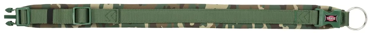 TRIXIE Premium Neoprene Padded Collar L-XL | Camouflage Forest, 56-62 cm, 25 mm - view 2
