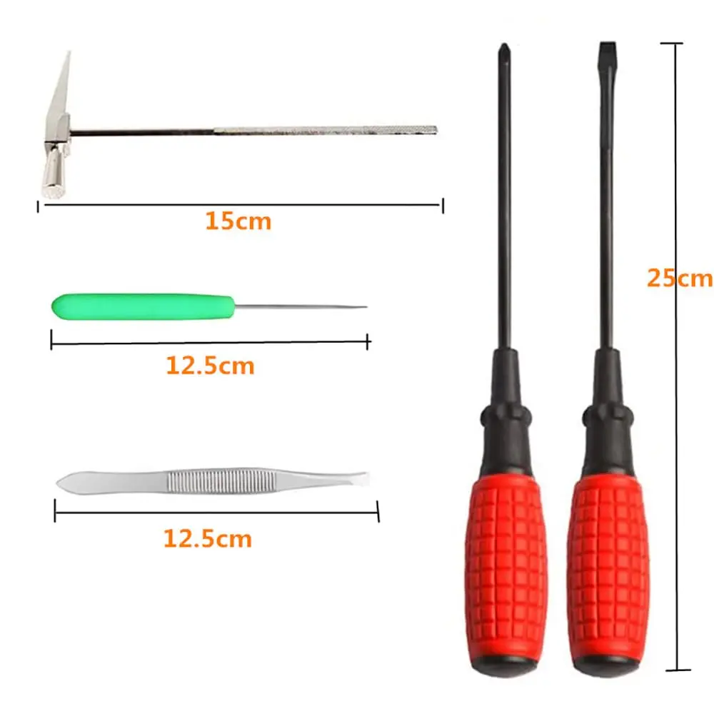 Ecloud Shop Piano Tuning Kit 16pcs Professional Tuning Wrench Hammer Mute Tweezers Fork Screwdriver Clip - view 8