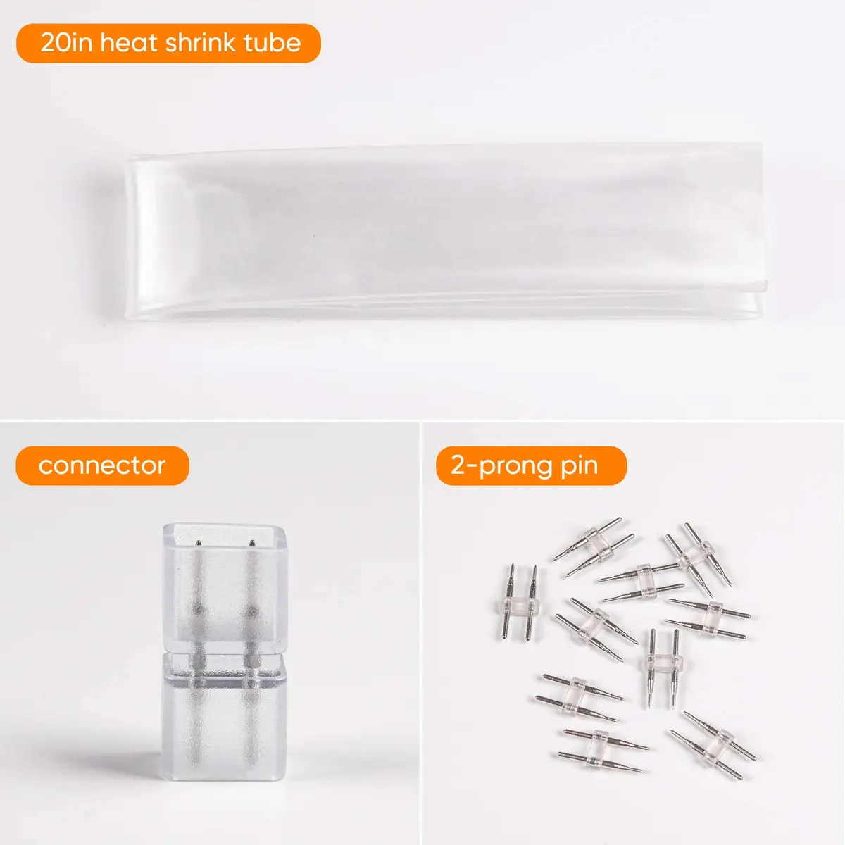 Shine Decor LED Strip Lights Connector Kit for 6x10mm Single Color Strips | ETL Certified - view 6