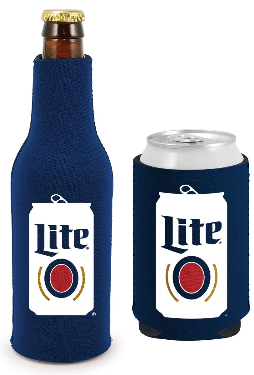Kolder Licensed Beer Coolie Insulator Sleeve Holder Huggie Can & Bottle Set | Officially Licensed Beverage Insulator Large - main product image