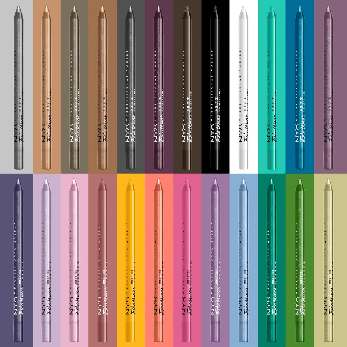 NYX PROFESSIONAL MAKEUP Epic Wear Liner Stick, Long-Lasting Eyeliner Pencil - Pitch Black | 36 Hr Waterproof, Matte & Metallic Finish - view 6