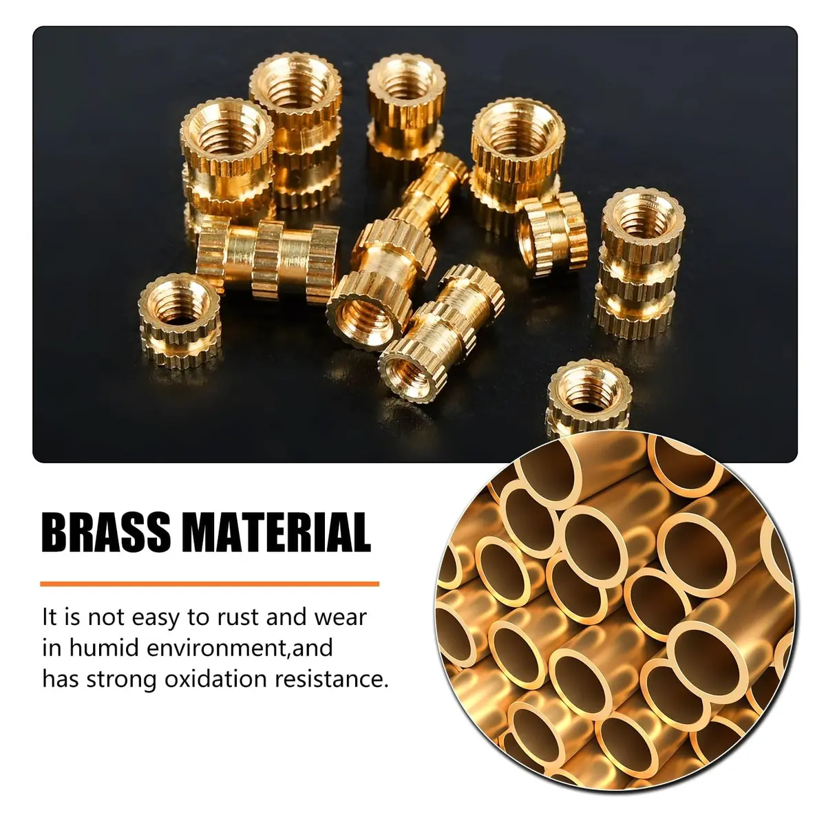 Canitu 420Pcs Threaded Inserts M2 M3 M4 M5 Brass Heat Set for Plastic & 3D Printing | Long-Term Rust-Proof Fasteners - view 6