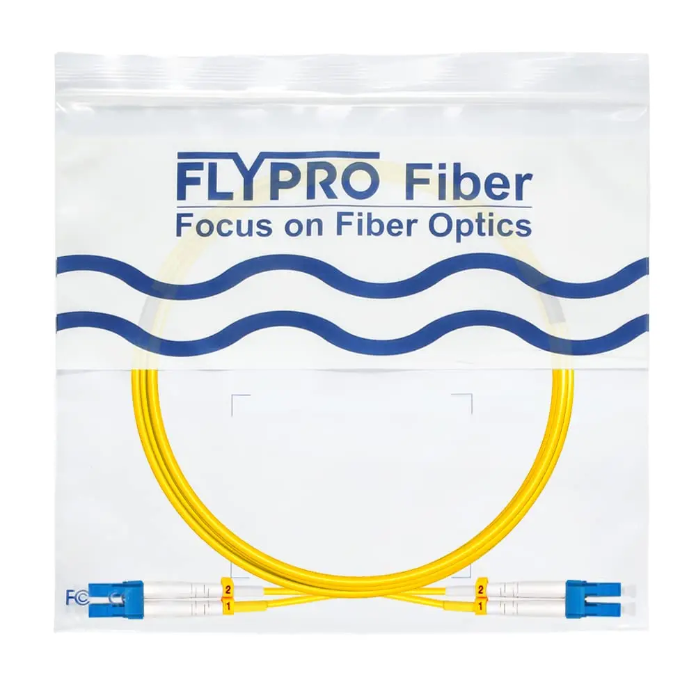 FLYPROFiber LC to LC Single Mode Fiber Patch Cable 4m (13ft) | OS2 9/125μm Bend-Insensitive - view 8