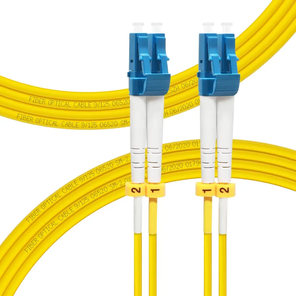FLYPROFiber LC to LC Single Mode Fiber Patch Cable 4m (13ft) | OS2 9/125μm Bend-Insensitive - main product image