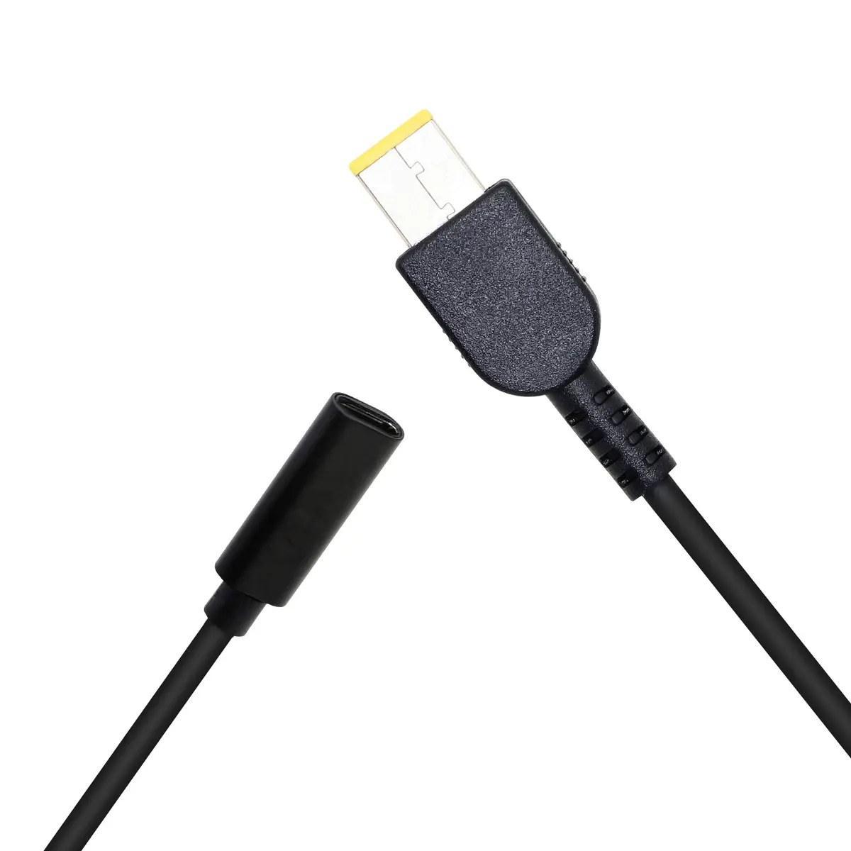 CERRXIAN 15cm 65W PD USB Type C Female to Slim Tip Power Cable for Lenovo L Series & Yoga (0.43ft, 65W) - view 2