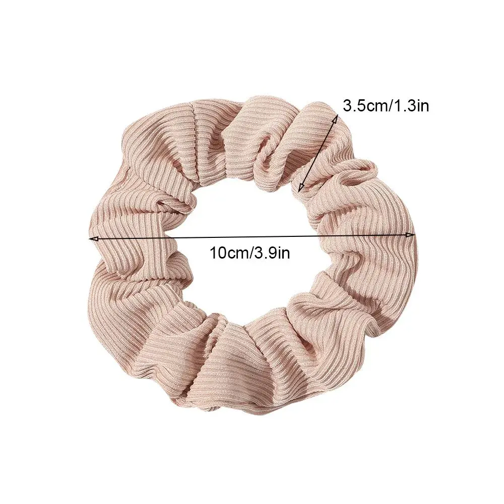 Ivyu Scrunchies Hair Ties for Thick Curl Hair, 4 Count (100g/4 Count) | Handmade Soft Fabric Ponytail Holders - view 4