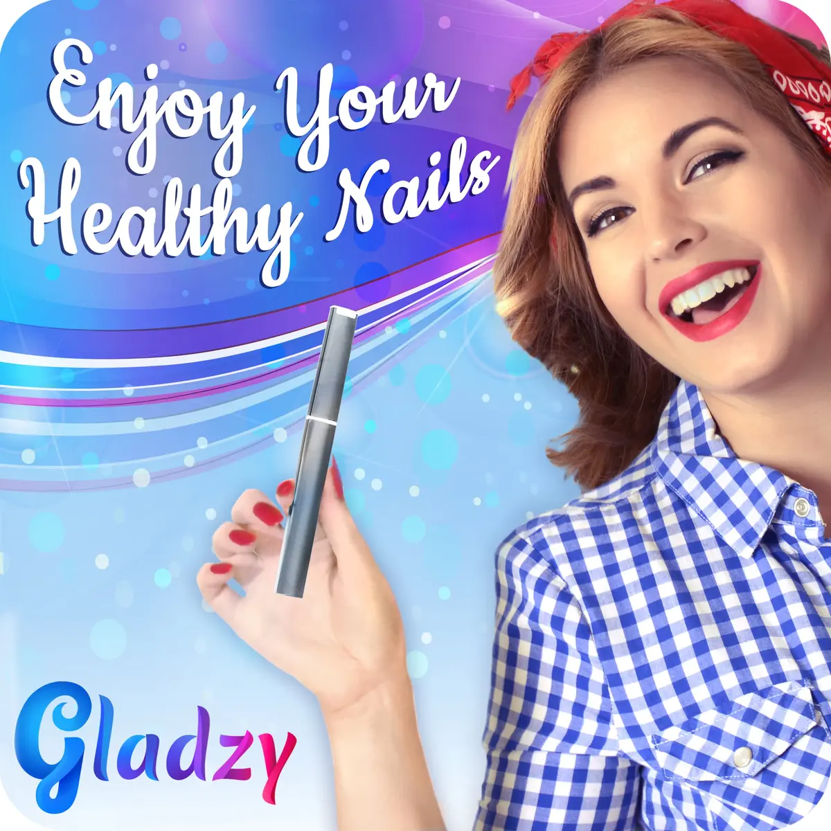 Gladzy Czech Glass Nail File with Case – Double Sided Crystal Nail File for Natural Nails, Dual Grit Coarse & Smooth Sides, Etched Bohemian Glass Manicure Tool, Professional Care, Ethically Made in EU - view 5