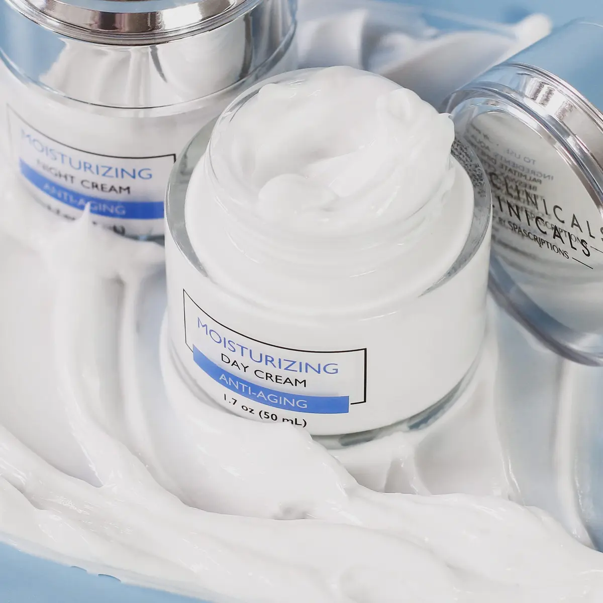 SpaScriptions Moisturizing Day & Night Cream Set with Retinol 1.7oz | Collagen & Vitamin C for All Skin Types - view 4