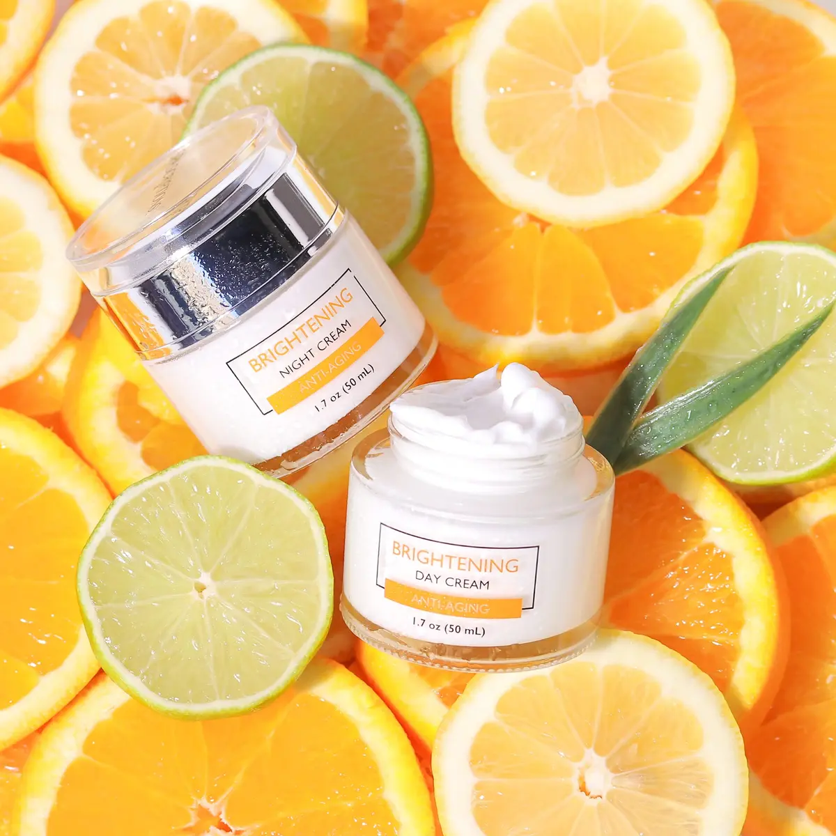 SpaScriptions Brightening Vitamin C Day & Night Cream Set - 2 Pack (1.7oz) | Collagen & Retinol for Radiant Skin - view 4